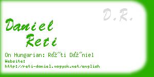 daniel reti business card